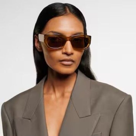 NEW SAINT LAURENT SUNGLASSES BROWN UNISEX EYEWEAR SAINT LAURENT SL713 003 main image 5